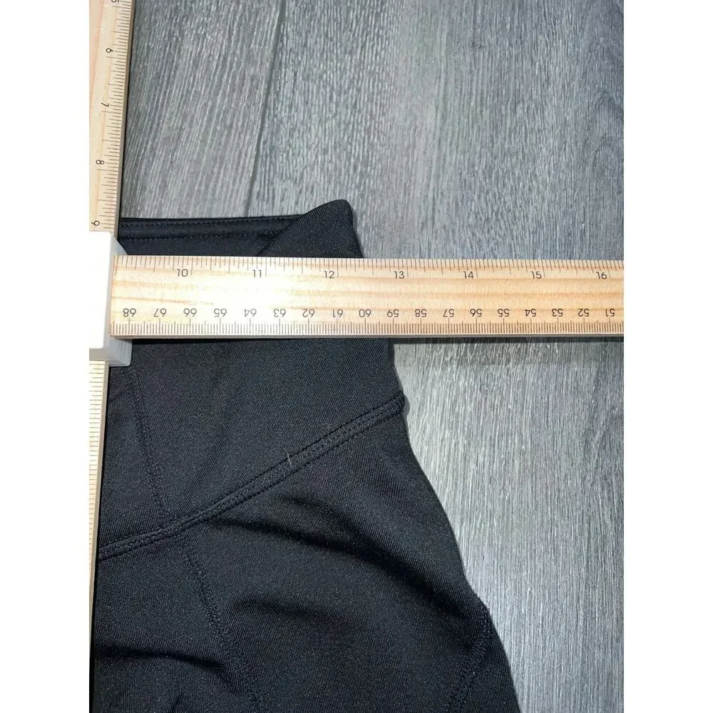 Athleta Womens Compression Cycling Running Shorts Detail X-Small Black A005974